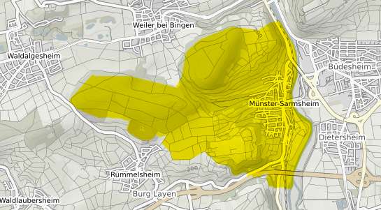 Immobilienpreisekarte Muenster Sarmsheim